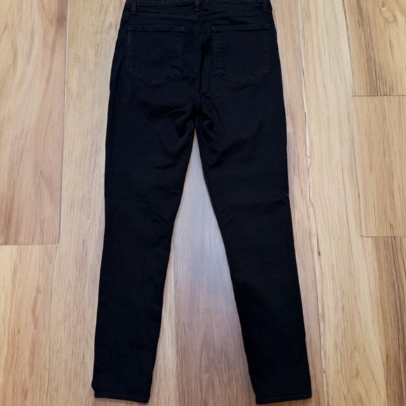 PAIGE Hoxton Skinny Women's Jeans Pants in Black Shadow Size 29 High Rise - Picture 6 of 12